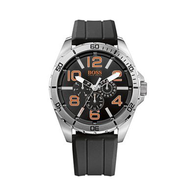 Gent's black strap watch 1512945